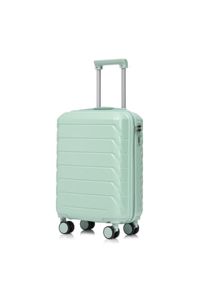 Hardside Carry on Luggage with Spinner Wheels, Hard Shell ABS Suitcase, 20-Inch Lightweight Expandable Rolling Luggage, Mint Green