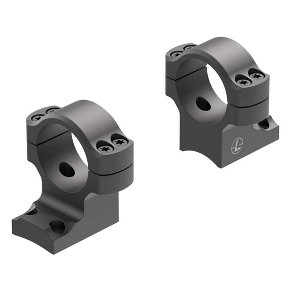 Leupold 171108 BackCountry 2-Piece Base/Rings For Browning X-Bolt 1" Ring Medium Black Matte Finish