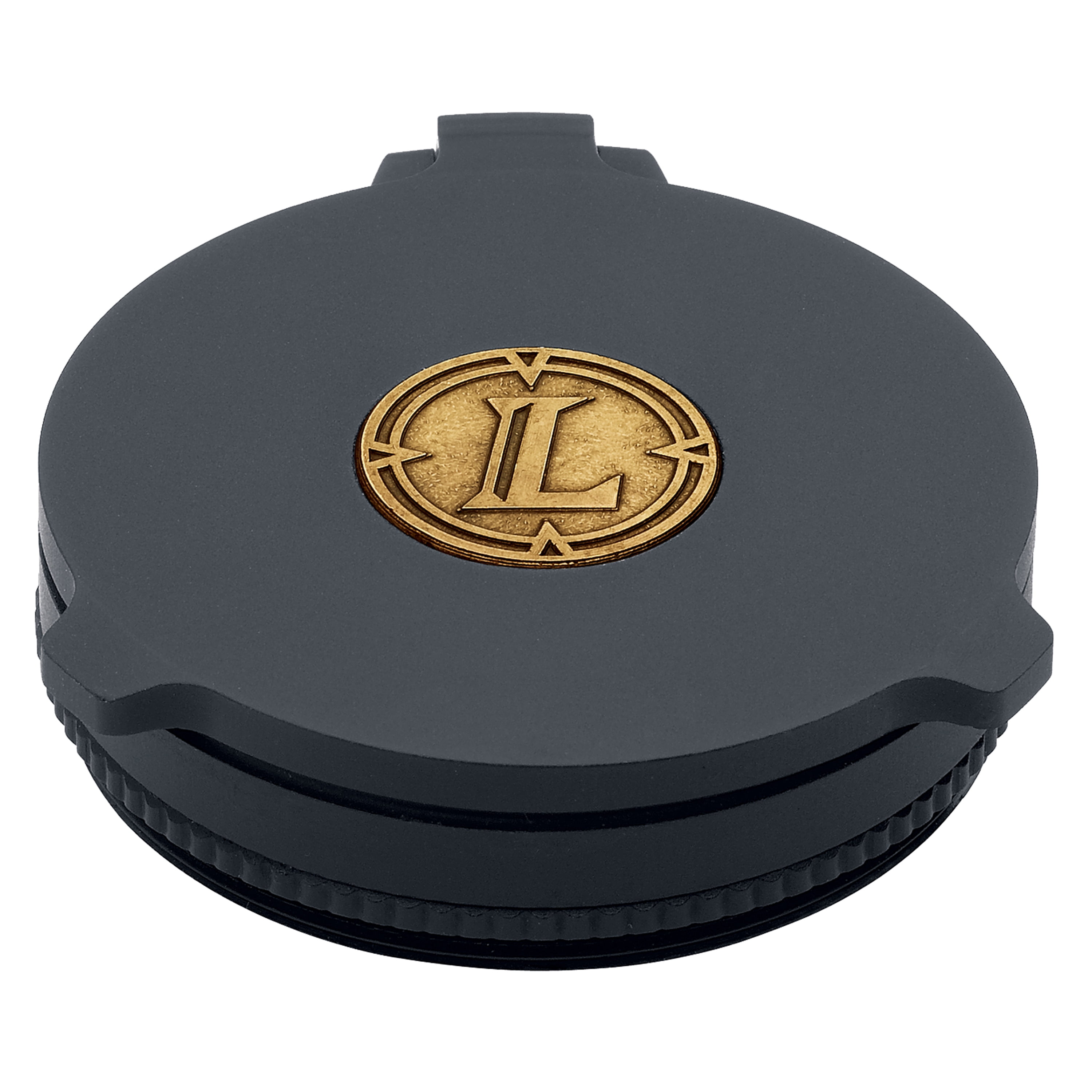 Leupold Alumina Flip-Up Long Gun Optic Cover 32-33mm, Objective, Matte Black
