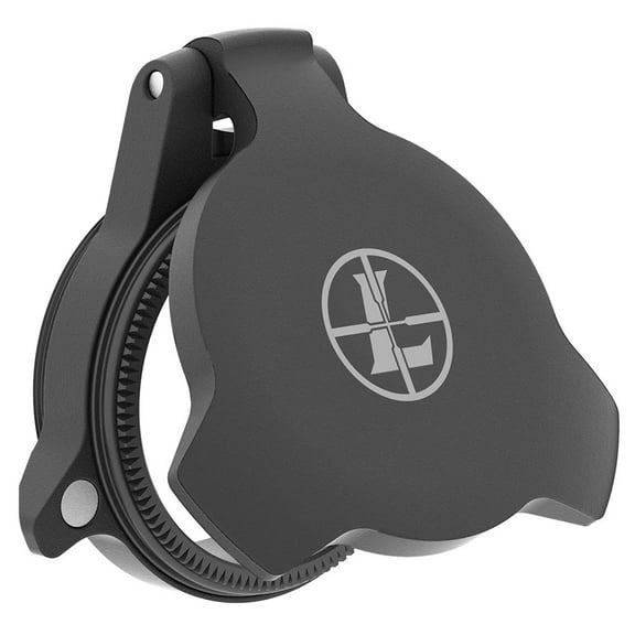 Leupold Alumina Flip-Up Long Gun Optic Cover 44mm VX-6 Models, Objective, Matte Black
