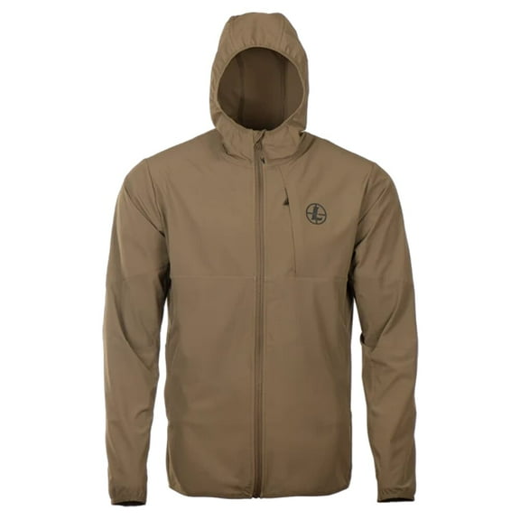 Leupold Gale Force Pro Jacket, Shadow Brown, XXXL, Wind and Water Resistant, 4-Way Stretch, Fitted Hood, Athletic Cut (184043)