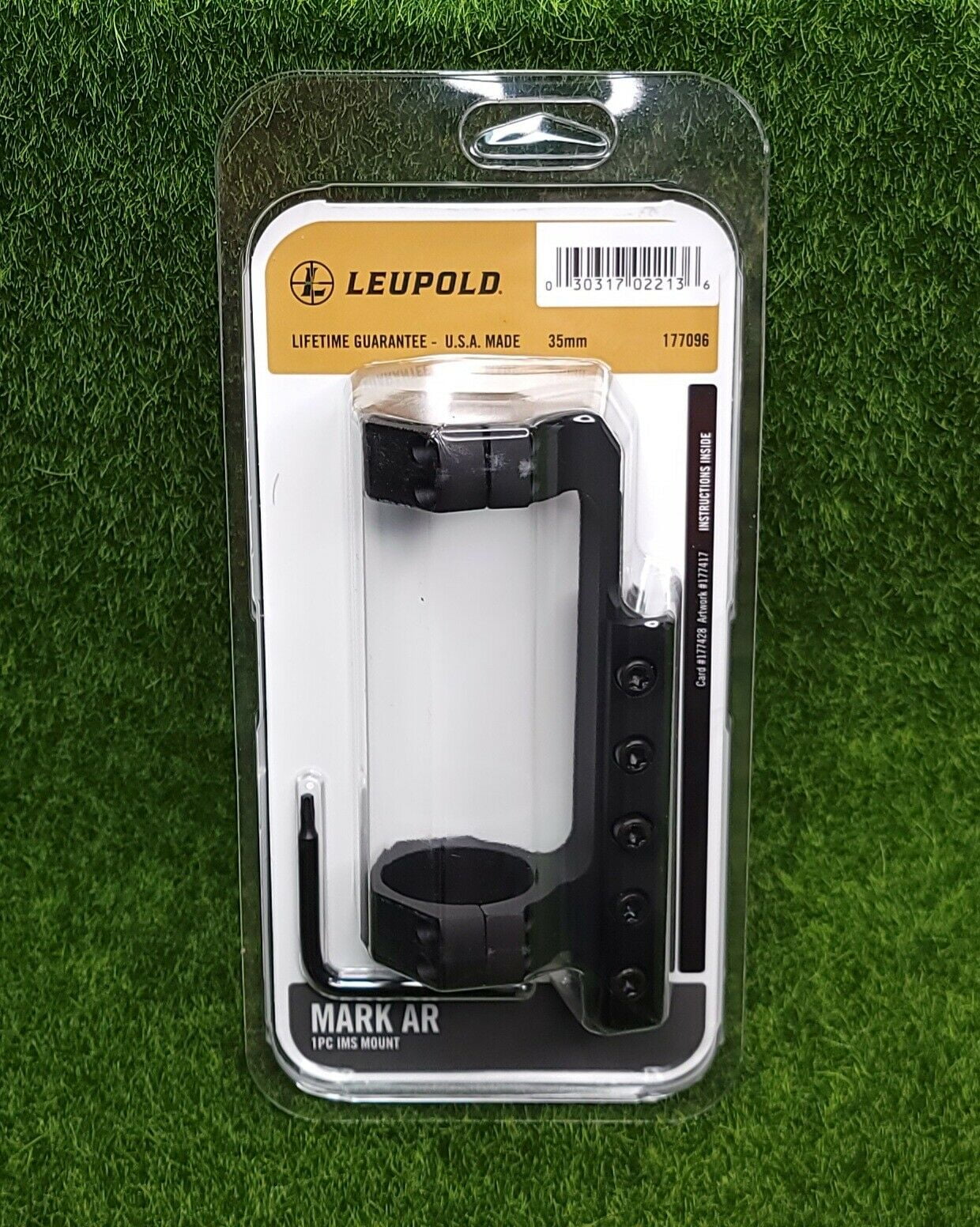 Leupold Mark 4 IMS 1-Piece Scope Mount 35mm Rail, Matte Black - 177096