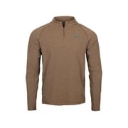 Leupold Mens Covert Pro Quarter Zip Shirt Shadow Brown XL
