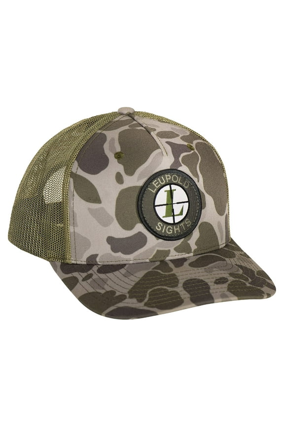 Men's Duck Camo Trucker Hat Green One Size Fits Most