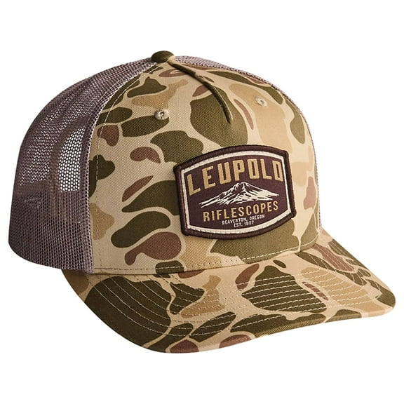 Leupold Men's Mt. Hood Trucker Hat Harvest Duck Camo One Size Fits Most