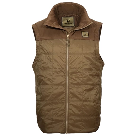 Leupold Santiam Insulated Vest Gen 2, Shadow Brown/Dark Clay, XXL, 20D Ripstop Nylon, Water-Repellent, Synthetic Insulation (185334)