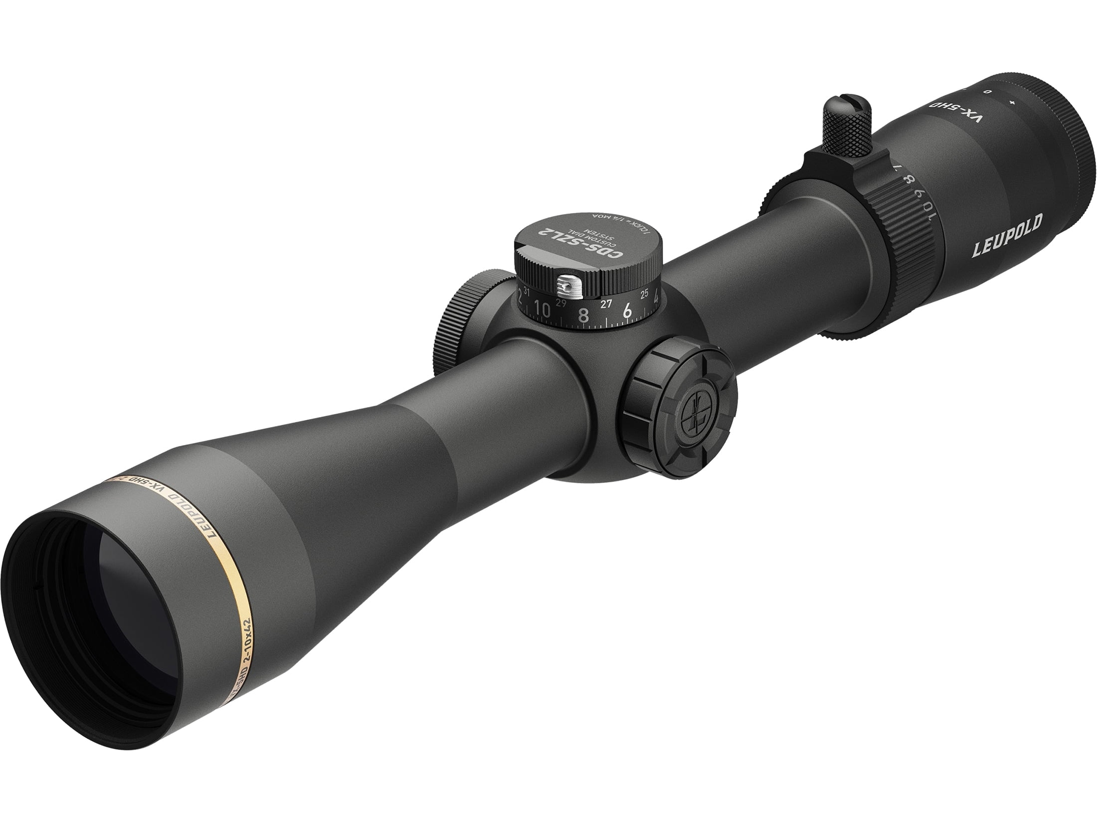 Leupold VX-5HD Gen 2 Rifle Scope 2-10x 42mm Illuminated FireDot Duplex Reticle Matte Black
