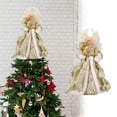thumbnail image 1 of Leutsin 13" Angel Christmas Tree Topper with Lights - Lightweight White Angel Treetop with Feather Wings,Illuminated Ornament for Winter Xmas Tree,Outdoor Indoor Home & Holiday Party Decorations, 1 of 8