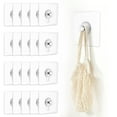 thumbnail image 1 of Leutsin 20 Pack Picture Hangers Without Nails - Load Heavy Duty Adhesive Wall Hooks for Hanging (2.4 Inch),2 in 1 Reusable Waterproof and Oilproof Hooks for Kitchen,Bathroom,Home,Office, 1 of 9