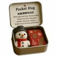 thumbnail image 1 of Leutsin Christmas Pocket Hug Gift - Handmade Snowman Santa Felt Keepsake,Mini Xmas Santa Snowman Tree in Tin Box with Inspirational Message Card for Friends Family,Christmas Birthday Gifts, 1 of 4