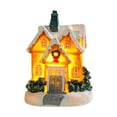 thumbnail image 1 of Leutsin Christmas Village Figurines Decoration - Lighted LED Christmas Village Houses with Snow Blanket Roll Collection Buildings for Xmas Town Scene Desk Battery Operated Landscape Decorations, 1 of 7