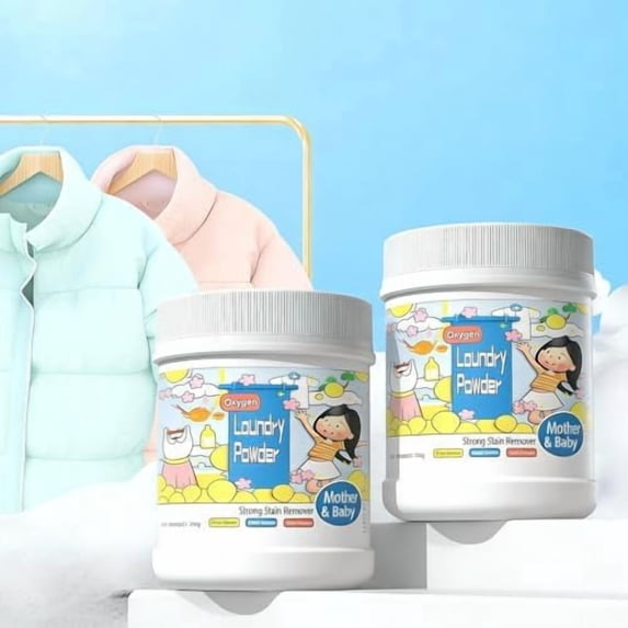 Leutsin Hyper Concentrated Strong Stain Remover Powder for Clothes 500g,Natural Oxygen-based Laundry Booster and Stain Remover,Lifts Tough Stains,Color-Safe,Chlorine-Free Formula,Safe For Fabrics