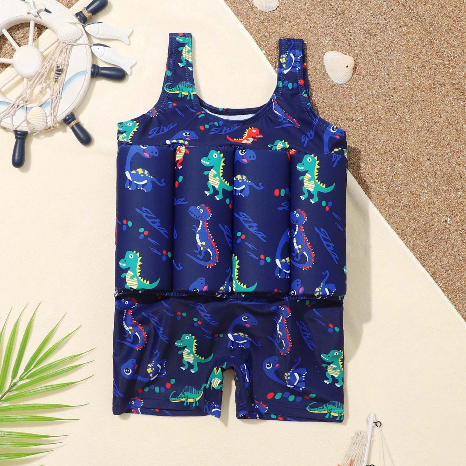 Leutsin Toddler Girl Boy One Piece Floatation Swimsuit Swimwear with ...