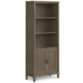 thumbnail image 1 of Simpli Home Lev SOLID WOOD 72 inch x 30 inch Transitional Bookcase in Smoky Brown, 1 of 13