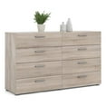 thumbnail image 1 of Levan Home Engineered Wood Truffle 8 Drawer Double Dresser, 1 of 14