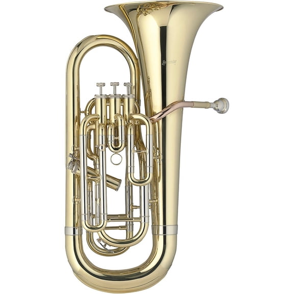 Stagg Professional Bb Baritone Silver Plated with Soft Case - LV-BH5411