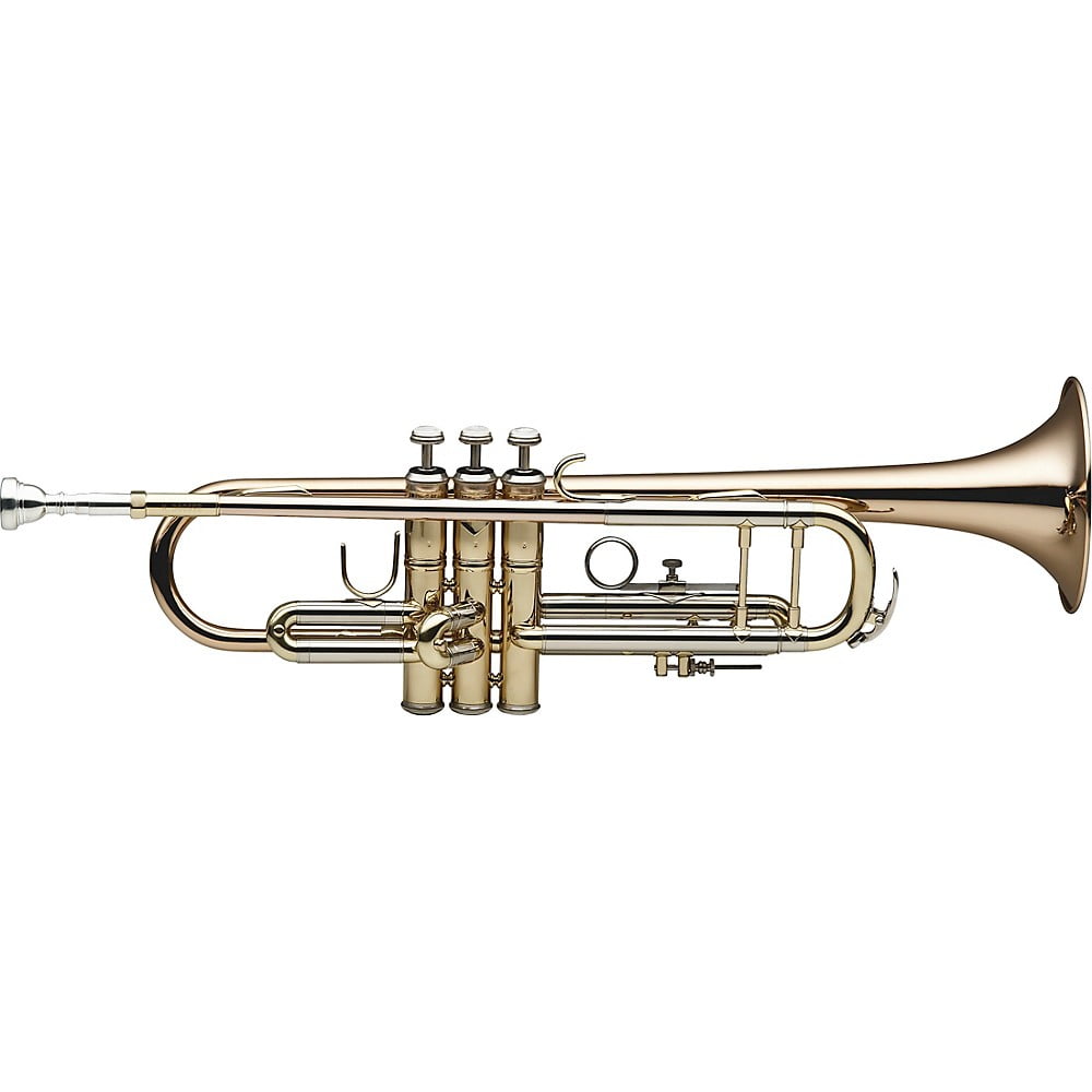 Levante LV-TR6305 Bb Clear Lacquer Gold Brass Professional Trumpet