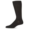 thumbnail image 1 of Levante Men's Modal Durable and Flexible Solid Crew Sock - Mens - Male, 10-13, Black, 1 of 5