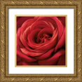 thumbnail image 1 of Levashov, Igor 12x12 Gold Ornate Wood Framed with Double Matting Museum Art Print Titled - Solo Red, 1 of 4