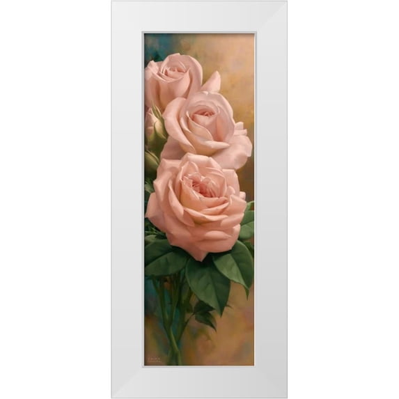 Levashov, Igor 13x32 White Modern Wood Framed Museum Art Print Titled - Natures Gift I