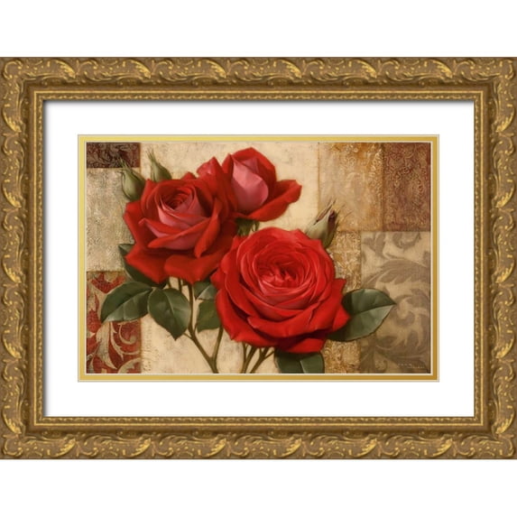 Levashov, Igor 32x23 Gold Ornate Wood Framed with Double Matting Museum Art Print Titled - Summers Gift I