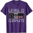 thumbnail image 1 of Level 10 Complete 10 Year 10th Wedding Anniversary For Him T-Shirt, 1 of 2