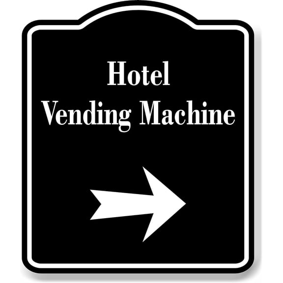 Level 10 Number Garage Building BLACK Aluminum Composite Sign, 8.5"x10"