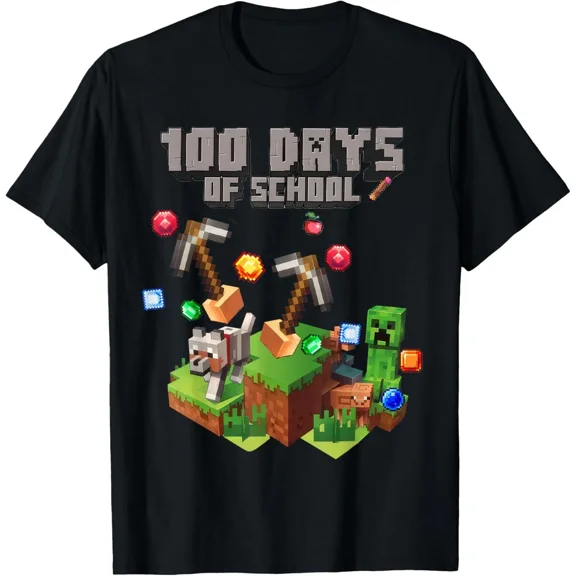 Level 100 Days Of School Unlocked Funny Gamer Student Teacher Gift New Unisex T-Shirt, up to size 5xl