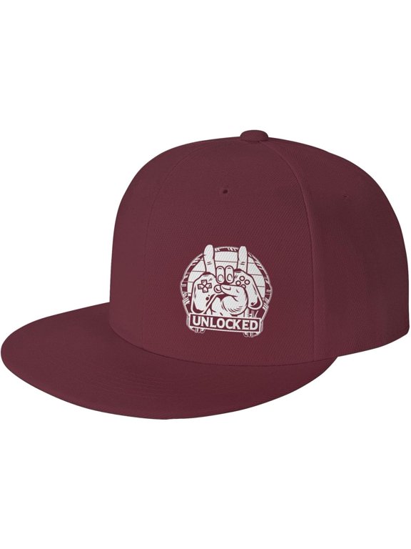 Days of School Unlocked Hat Snapback Baseball Cap Funny Flat Brim Visor Hats for Men Women