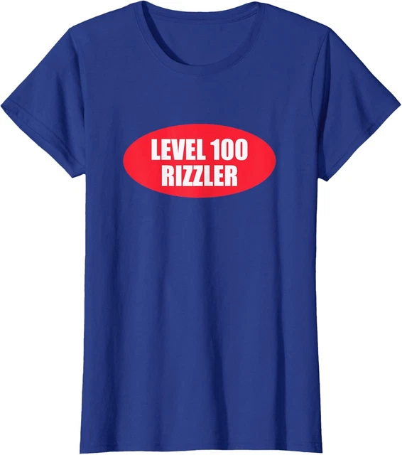 Level 100 Rizzler Gen Joke Rizz Design Classic Look For Casual ...