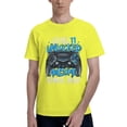 thumbnail image 1 of Level 11 Unlocked Awesome Since 2010 Men'S Basic Short Sleeve T-Shirt Yellow 6x-Large, 1 of 5