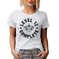 thumbnail image 1 of Level 12 Complete, Car Racing Video Gamer or Gaming Enthusiast Birthday, White T-Shirt, XL, 1 of 5