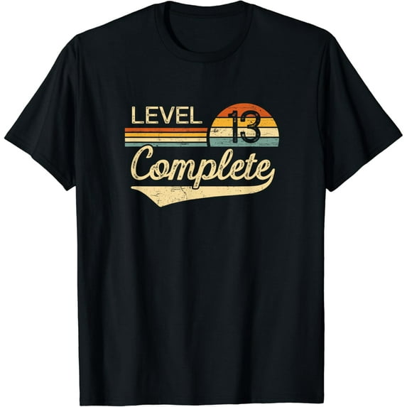 Level 13 Complete Vintage 13th Wedding Anniversary T-Shirt