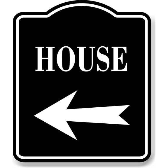 Level 13 Number Garage Building BLACK Aluminum Composite Sign, 8.5"x10"