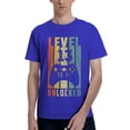 thumbnail image 1 of Level 13 Unlocked Men'S Basic Short Sleeve T-Shirt Blue 6x-Large, 1 of 5