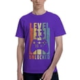 thumbnail image 1 of Level 13 Unlocked Men'S Basic Short Sleeve T-Shirt Purple Small, 1 of 5