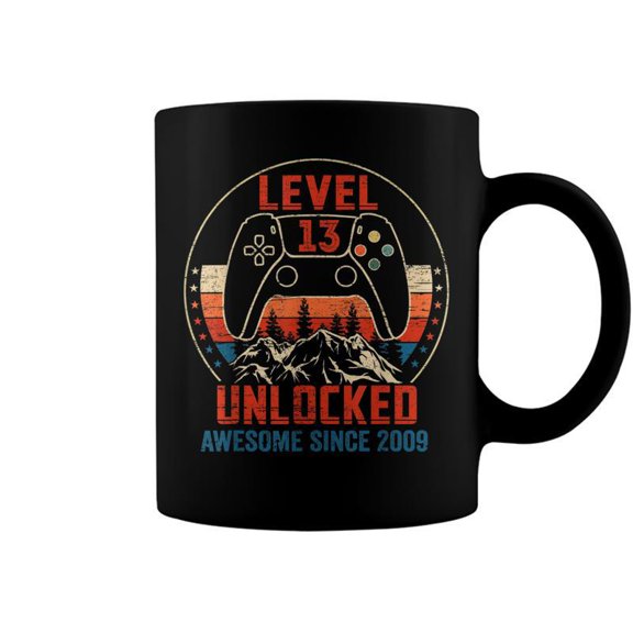 Level 13 Unlocked Video Gamer Awesome Since 2009 Coffee Mugs