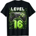 thumbnail image 1 of Level 16 Video Game Controller 16th Birthday Gamer Gift Boys T-Shirt, 1 of 3