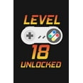 thumbnail image 1 of Level 18 Unlocked : Happy 18th Birthday 18 Years Old Gift For Gaming Boys And Girls (Paperback), 1 of 1