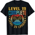 thumbnail image 1 of Level 19 Complete Level 20 Loading 19th Birthday Video Gamer T-Shirt mens t shirt，black，women，funny，misfits，men，journey, 1 of 4