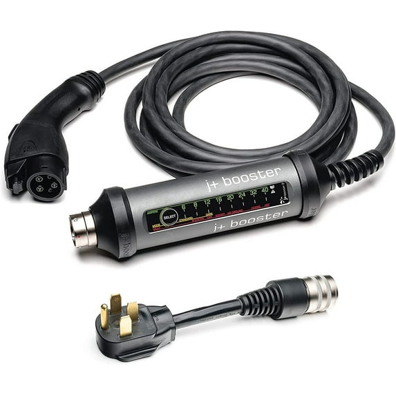 Level 2 EV Charger - J+ Booster 2 - 40 Amp/240V, Indoor/Outdoor, NEMA 14-50, 21ft