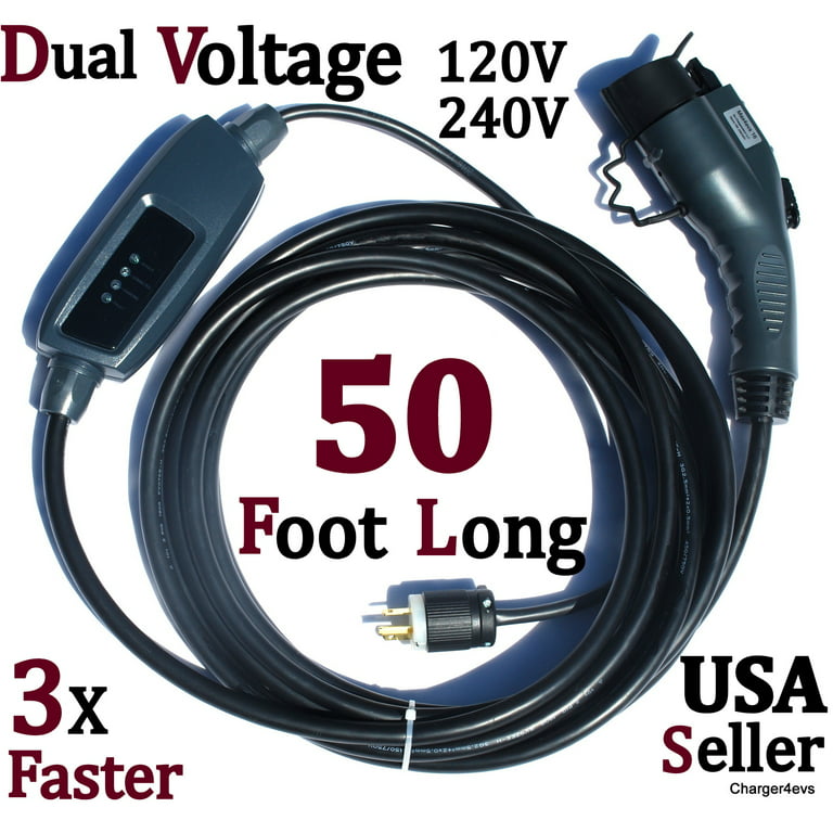 Level 2 Electric Vehicle Charging Station, EV Charging Cable,50FT