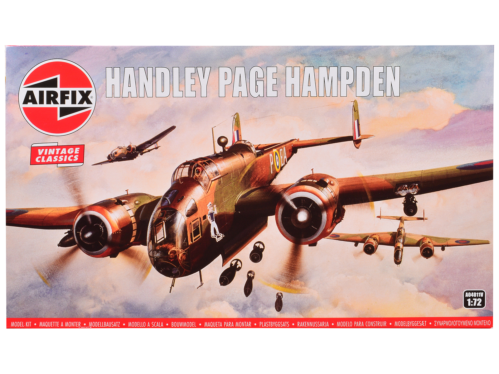 Level 2 Model Kit Handley Page Hampden Bomber Aircraft 1 72 Plastic Level 2 Model Kit Handley Page Hampden Bomber Aircraft 1 72 Plastic