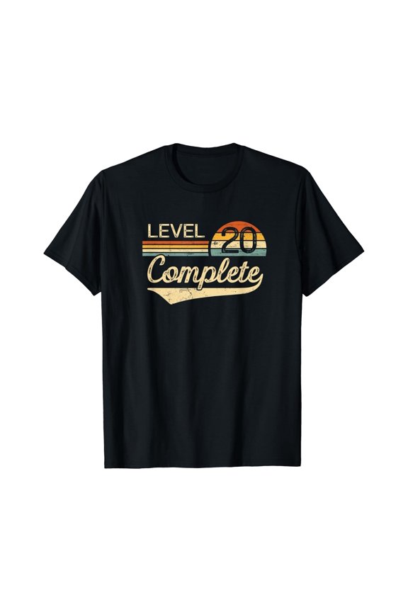 Level 21 Complete - 21 Year Wedding Anniversary Gift Him Her T-Shirt