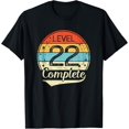 thumbnail image 1 of Level 22 Complete Retro 22nd Wedding Anniversary T-Shirt, 1 of 3