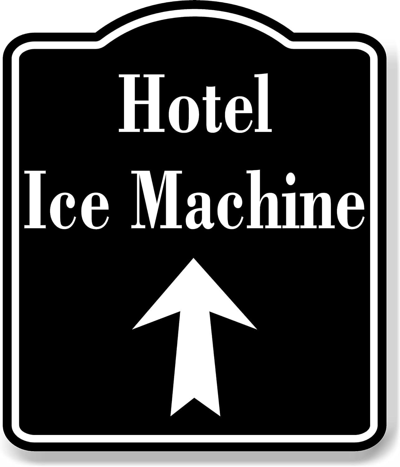 Level 22 Number Garage Building BLACK Aluminum Composite Sign, 8.5"x10