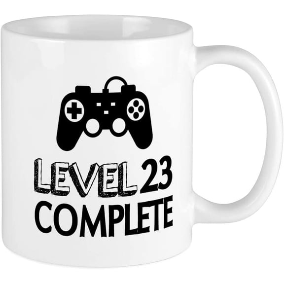 Level 23 Complete Birthday Desig Ceramic Coffee Mug, Tea Cup 11 oz