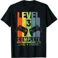 thumbnail image 1 of Level 3 Complete Gamer Gift 3 Years Wedding Anniversary T-Shirt, 1 of 3