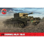 Level 3 Cromwell Mk.IV / Mk.VI Cruiser Tank with 2 Scheme Options 1/35 Plastic Model Kit by Airfix