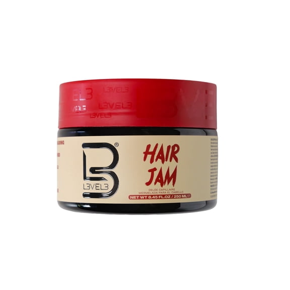 L3 Level 3 Hair Braiding Jam - Lock In Moisture While You Style - Frizz Control Braid Gel for all Hair Types